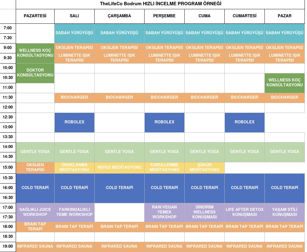 Hızlı İncelme program akışı